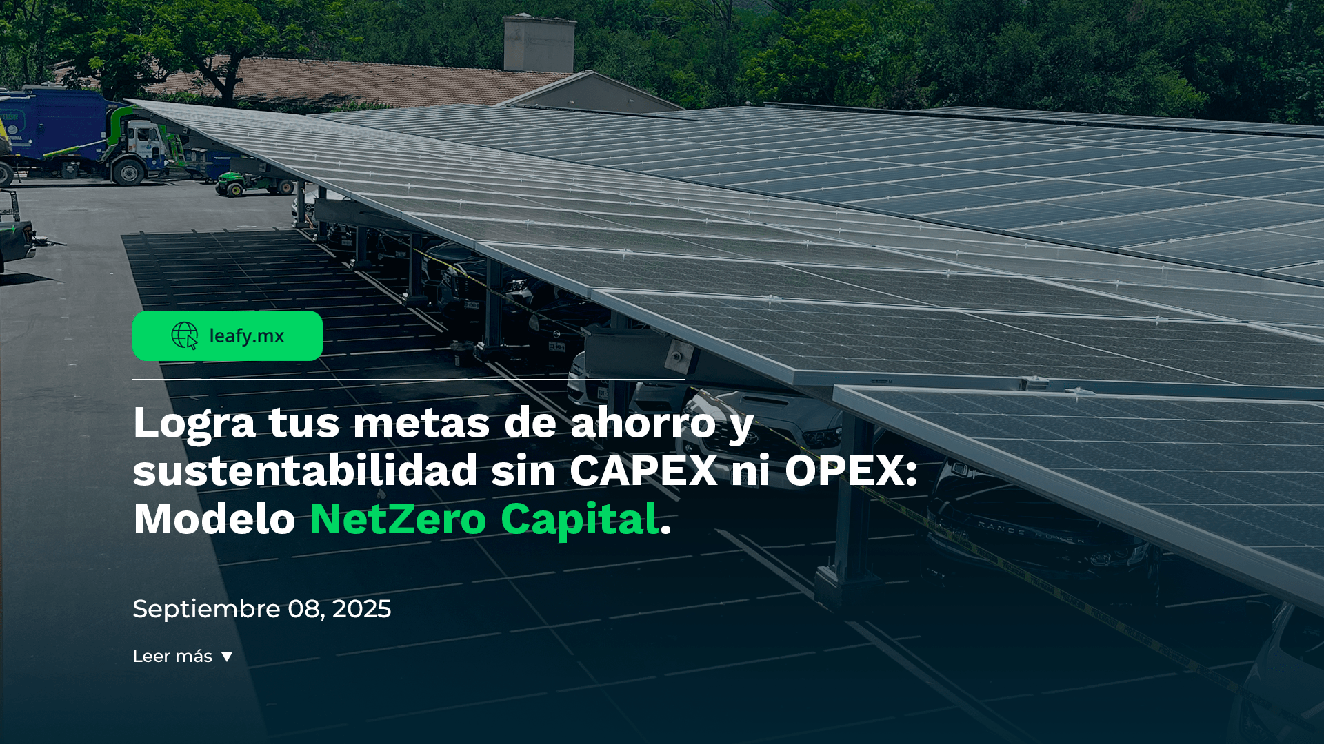energía solar sin CAPEX ni OPEX